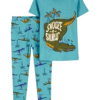 Toddler 2-Piece Dinosaur 100% Snug Fit Cotton Pajamas
